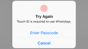 how to lock whatsapp on ios with touch id or face id face id biometric lock fingerprint app lock