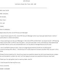Sometimes, that becomes even more imp. Pr Account Manager Cover Letter Example Icover Org Uk
