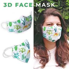 Then trace the pattern on the back of your material with a pen. 3d Face Mask Diy How To Make A Simple 3d Mask At Home Hello Sewing