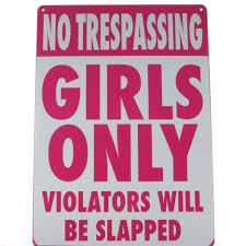 No Trespassing Girls Only Metal Bedroom Door Sign New Bedroom Door Signs Bedroom Doors Door Signs