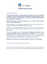 Baza de date cu jurnalisti este in crestere si te poate ajuta. InvitaÅ£ie Pentru PresÄƒ