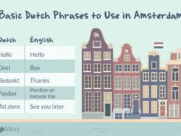 Need to translate beautiful to dutch? Basic Dutch Phrases To Use In Amsterdam
