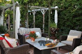 I'd like to add that i did this project entirely by myself and that… Outdoor Seating Arrangement Around A Gas Fire Pit Table In The Stock Photo Picture And Royalty Free Image Image 99338759