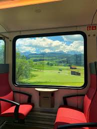 Got the all-clear to travel within Switzerland — empty train with a great  view. : rtravel