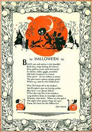 Halloween A Poem John Martin S Magazine Vintage Halloween Illustration Vintage Halloween Cards Halloween Poems Halloween Images