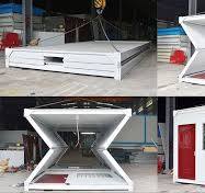 Simple Assembly Prefab Portable Color Steel Type Integrated House Mobile  Quick Consolidation Box