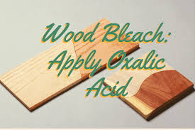 Oxalic acid works like bleach to renew a redwood or cedar fence. Wood Bleach Apply Oxalic Acid Goatonecent