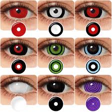 Image result for black sclera contacts