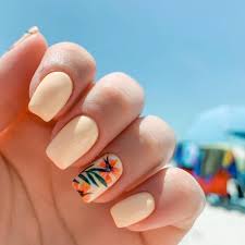 These designs include different shades like pink then, this is the perfect manicure for the occasion! 40 Summer Beach Vacation Nail Art Design Nailsnotes Vacation Nails Vacation Nails Beach Beach Nail Designs