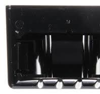Truck-Lite 15730 - 15 Series License Plate Light, Bracket Mount,  Rectangular, Black Polycarbonate, Two Screw Mount