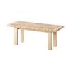 The table surface in walnut veneer and legs in solid walnut give a warm, natural feeling to your room. 1