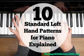 10 Standard Left Hand Patterns for Piano Explained