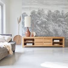 Staud media kleiderschrank alpinweissglas mobel letz ihr online. Plasma Tv Mobel Verkauf Von Teak Tv Mobeln Patio Bei Tikamoon