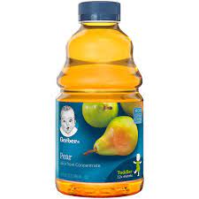 Amazon Com Gerber Nature Select Baby 100 Fruit Juice 32 Fl Oz Pack Of 2 100 Pear Juice Baby