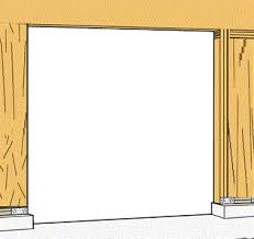 Jambs go in, vinyl weatherstrip known in the garage door trade as a stop goes on last. How To Frame A Garage Door Opening Presto Garage Gutter