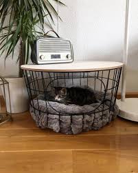 Try this coffee table with pet bed below from sauder and both of you can relax in style. Coffee Table Odense 58x31 Cm That S Nice From Xenos En 2020 Muebles Para Gato Muebles Para Mascotas Casita Para Gatos
