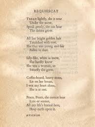 Requiescat By Oscar Wilde 1881 Written In Memory Of His Sister Isola Who Died In 1867 Oscar Wilde Poems Words