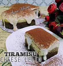 1 biji sponge kek / biskut. Resepi Kek Tiramisu Cheese Leleh Resepi Bonda