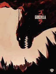 Godzilla Movie Poster On Behance Godzilla Tattoo Godzilla Poster Art