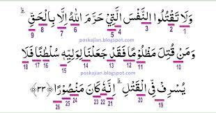 Atau silahkan gunakan kolom pencarian untuk lebih pas dengan tujuan anda. Hukum Tajwid Surat Al Isra Ayat 33 Lengkap Dengan Penjelasannya
