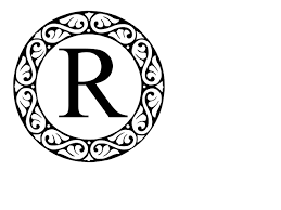 Download Monogram Letter R Svg Vector Monogram Letter R Clip Art Svg Clipart