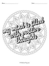The spruce / wenjia tang take a break and have some fun with this collection of free, printable co. Positive Affirmations Mandala Coloring Pages By Professor Foxy Tpt