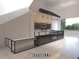 Ruper 1, sungai bangkong, kec. Project Vape Store Project Mr T Desain Arsitek Oleh Sections Design Architecture Arsitag