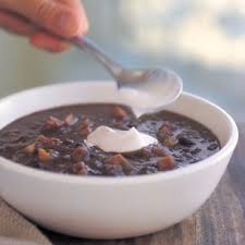Black Bean Soup From Dried Beans With Ham Black Bean Soup With Ham Recipe Bean Soup Ham Soup Ham Bean Soup