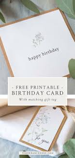 Printable Birthday Card Template Free Download Free Printable Birthday Card With Watercolour Flower Free Printable Birthday Cards Happy Birthday Cards Printable Happy Birthday Free Printable