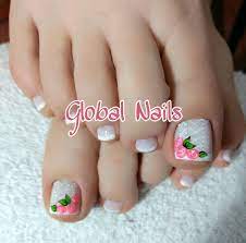 Dedos pintados bajo el agua. 280 Ideas De Unas De Los Pies Pintadas Unas De Los Pies Pintadas Manicura De Unas Unas Manos Y Pies