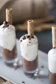 This Is The Ultimate Menu New Year S Eve With 18 Recipes For Drinks Appetizers And Dessert Make Your New Year S Ev Desserts Shot Glass Desserts Shot Recipes