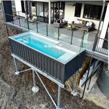 Shipping Container Homes On Instagram 20ft Or 40ft Shipping Container Pool You Choose Container Pool Shipping Container Pool Container House