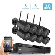 The best outdoor wifi security camera is a deterrent to intruders(intruder deterrent) while providing warnings some wireless outdoor surveillance cameras can record the activity when it senses motion is a network or ip outdoor security camera systems are more expensive than its analog counterpart. Best Outdoor Wireless Security Camera System With Dvr Vueville