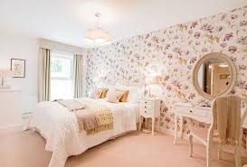 They offer an abundance of motifs, designs, and patterns, allowing you to add your own personal touch wherever you decide to hang it. 20 Captivating Bedrooms With Floral Wallpaper Designs Home Design Lover Feminine Bedroom Design Bedroom Decor Cozy Bedroom Design