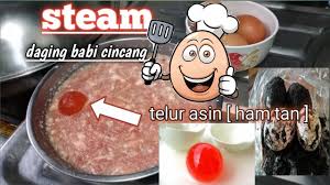 Video kali ini nicky tirta akan berbagi resep sup iga sayur asin. Steam Daging Babi Cincang Telur Asin Tkwhongkong Youtube