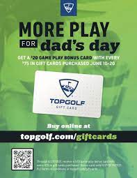 Topgolf gift cards give the gift of topgolf. Topgolf Treat Dad While Treating Yourself Buy Online Https Topgolf Com Us Gift Cards Facebook
