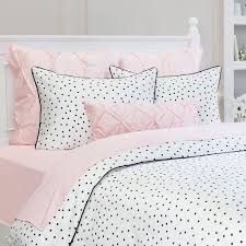 Black And White Polka Dot Sheets Twin Xl Bedroom Inspiration And Bedding Decor The Harper Black And White Duvet Cover Crane And Canopy Pink Bedroom Decor White Duvet Covers Luxury Duvet Sets