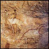 Cave Painting Tassili N Ajjer Algeria Cave Paintings Ancient Paintings Prehistoric Art