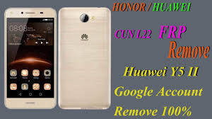 Aug 06, 2021 · if you forgot your google account or password, you need to bypass or delete frp lock to gain access to your device again. Huawei Y5 Ii Honor Cun L22 Google Account Remove Frp Unlock Youtube