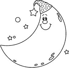 Dibujo Luna Para Colorear