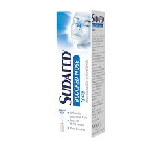Nasal congestion and headache can be very difficult to get relief from. Blocked Nose Spray Nasal Spray Sudafed