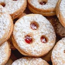 Tea cakes austrian cuisine austrian food austrian recipes austrian desserts german recipes hungarian recipes hazelnut cookies. Austrian Linzer Cookies Recipe Youtube