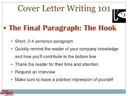 A cover letter has three goals, which you can accomplish in four sentences. Cover Letters And Applications