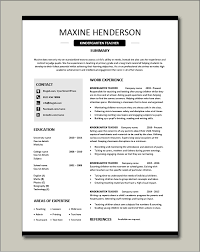 Prior work history in tutoring and student teaching has provided ample preparation for teaching and developed a diverse range of skills. Kindergarten Teacher Resume School Example Sample Job Description Work Experience Teaching