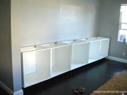 Diy kitchen cabinets with sink. Ikea Diy Built In Hack Using Ikea Cabinets And Shelves
