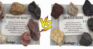 Top 7 Differences Between Sedimentary Rocks And Igneous Rocks Sedimentary Sedimentary Rocks Igneous