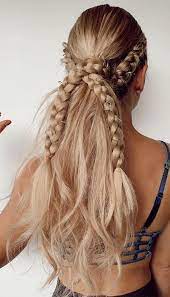 72 Braid Hairstyles That Look So Awesome Double Braided Ponytail Pretty Braided Hairstyles Hot Hair Styles Hair Styles