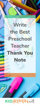 Once you've found a thank you card template for your teacher that you like, change the text with your personalized message. How To Write The Best Thank You Note To A Preschool Teacher