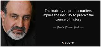 Quotes that contain the word outliers. Nassim Nicholas Taleb Quote The Inability To Predict Outliers Implies The Inability To Predict