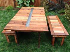 Pin By Carla Patrick On Wood Working Projects Diy Picnic Table Picnic Table Plans Wooden Picnic Tables